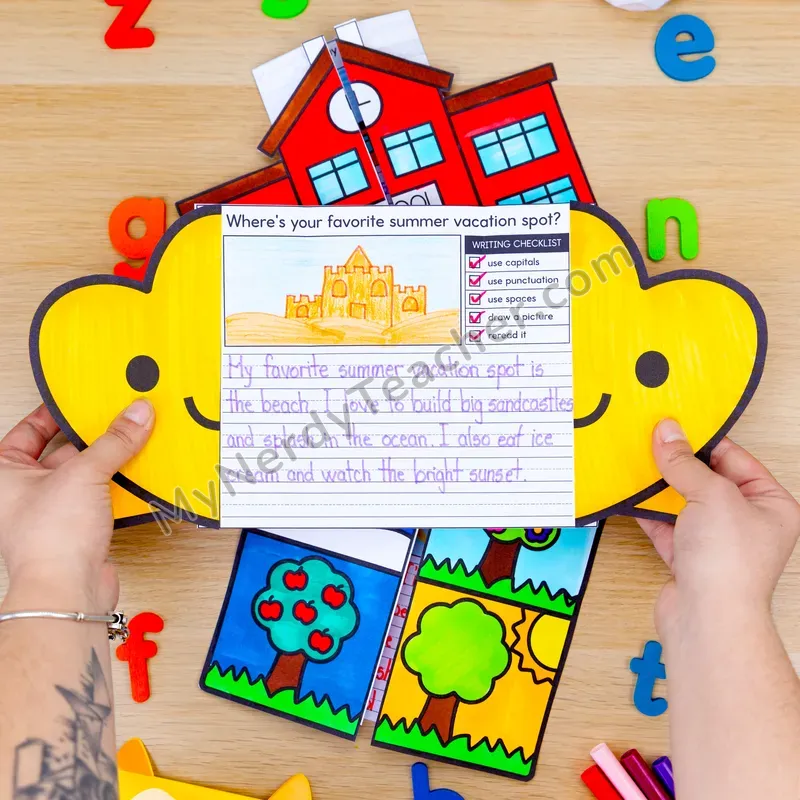 Summer Writing Crafts (Set 1) — Sandcastle