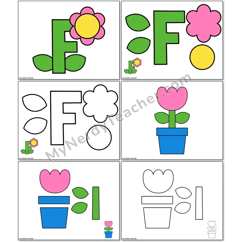Letter F Fox Alphabet Animal Craft