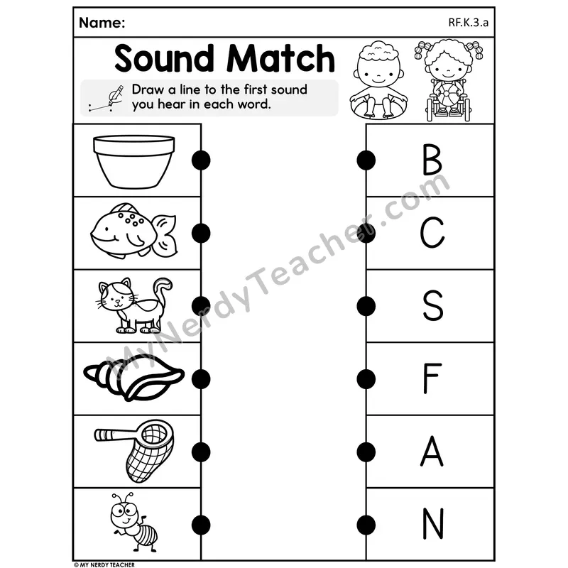 Sound Match - Beginning Sounds