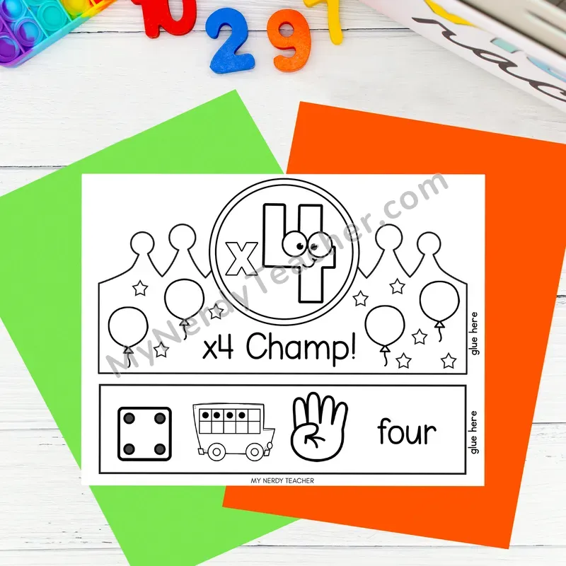 Multiplication Kit x10 - Number Master Crowns