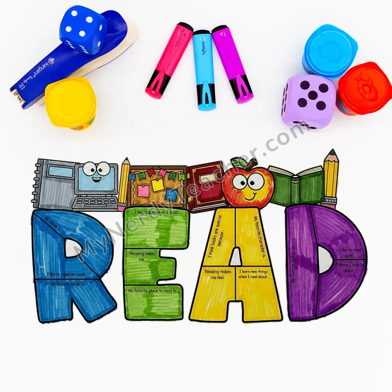 Reading Writing Craft Bulletin Board — Big Letter Templates