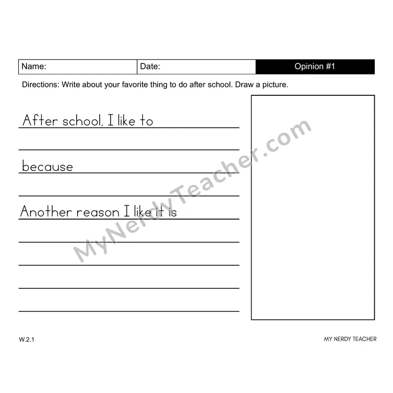 2nd Grade Writing Prompts (Editable PPT) — Opinion, Narrative & Informational