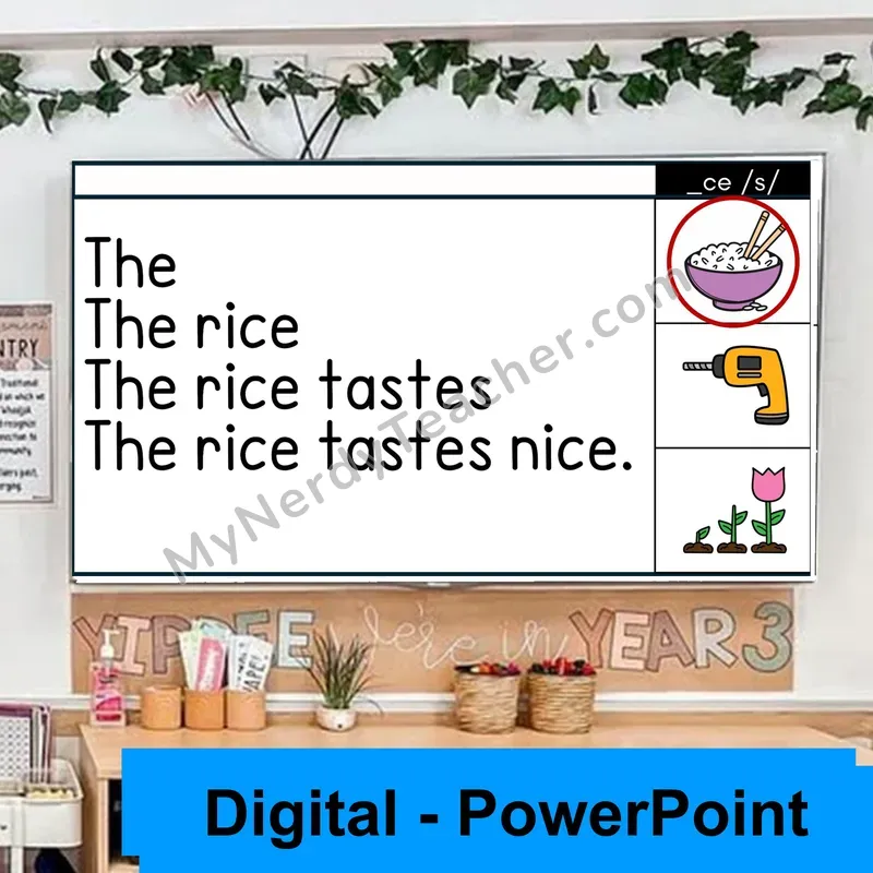 Soft C (_ce /s/) Sentence Pyramids — Digital Fluency Practice