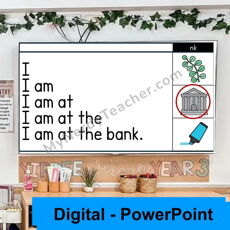 nk Digraph Sentence Pyramids — Digital Fluency Practice