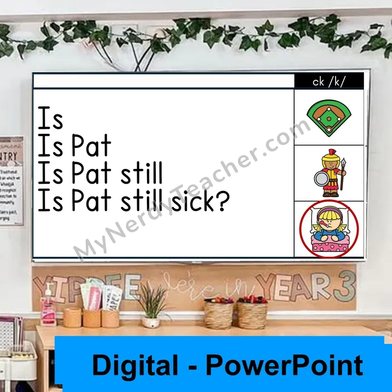 ck Digraph (/k/) Sentence Pyramids — Digital Fluency Practice