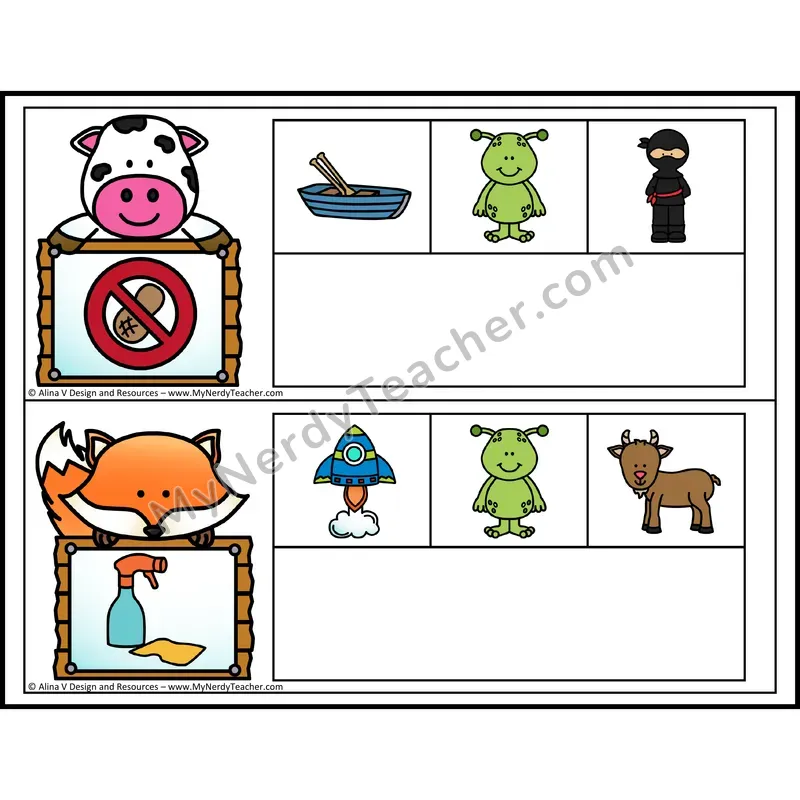 Secret CVC Words Worksheet — Beginning Sound Code Breaker