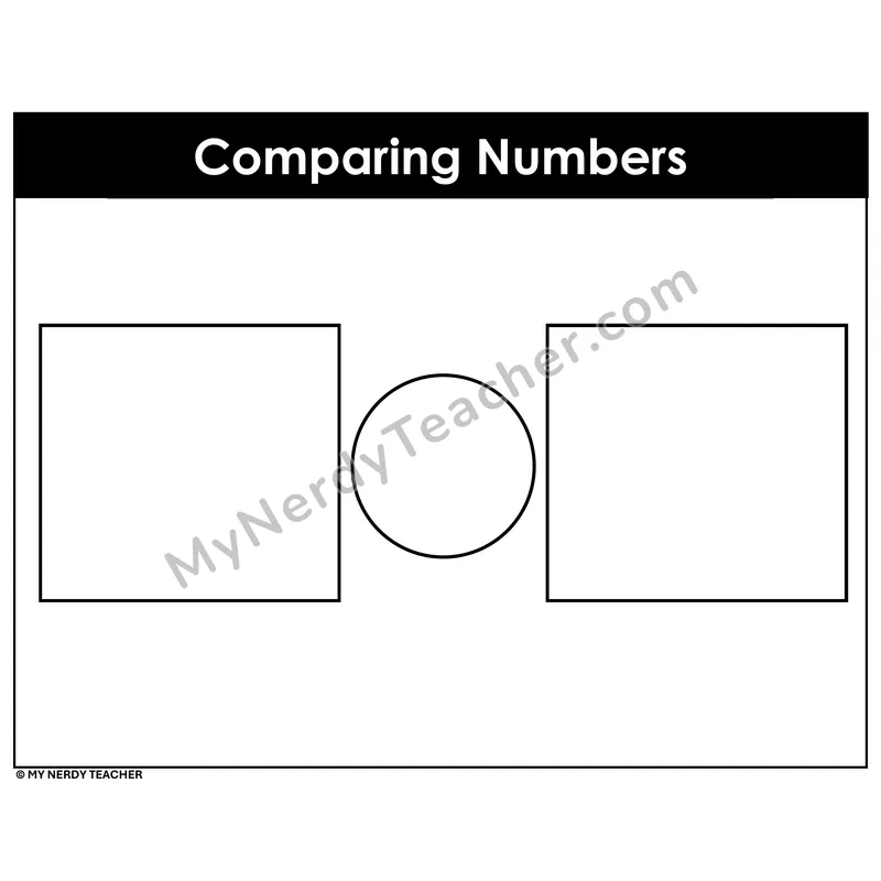 Comparing Numbers Mat — Greater Than Less Than Equal To