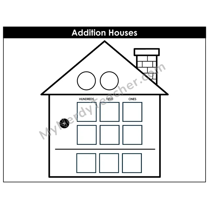 Addition Houses Thousands Hundreds Tens and Ones