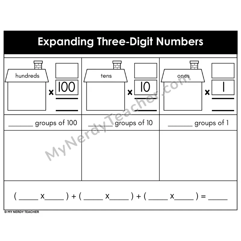 Expanding Three-Digit Numbers