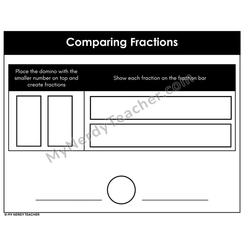 Comparing Fractions with Dominoes and Fraction Bars