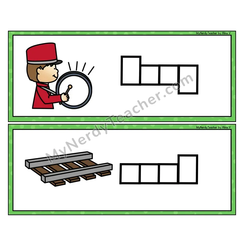 Long Vowel Box It Up - Spell the Word Strips