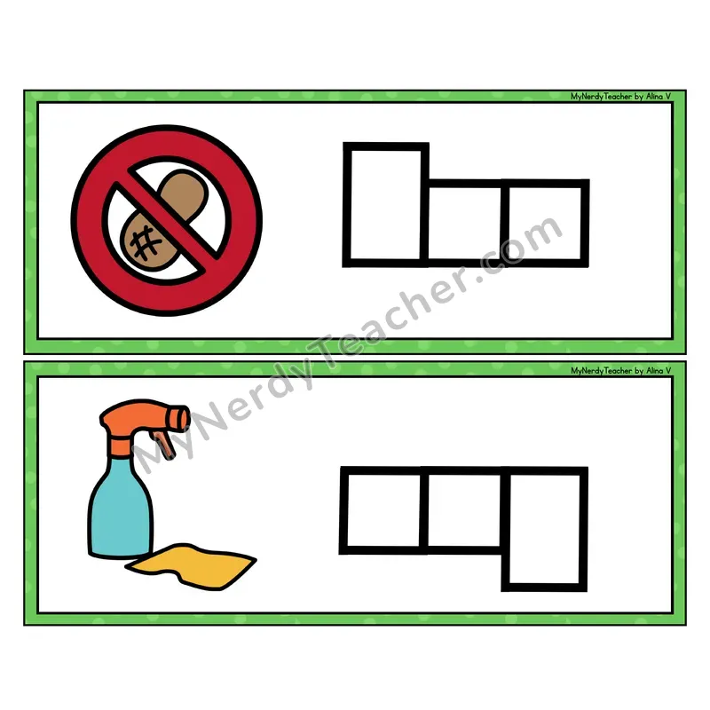 CVC Box It Up - Spell the Word Strips