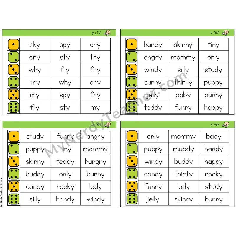 Y as Long I & Long E (C2 — Roll and Read)