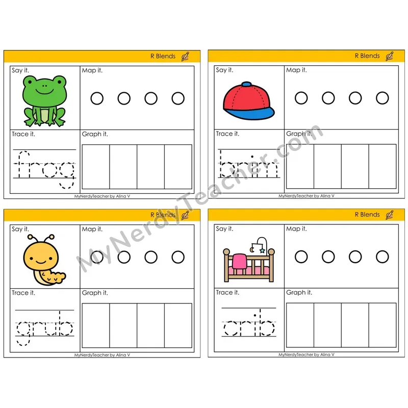 R Blends (C3 — Say It, Graph It, Map It, Trace It)