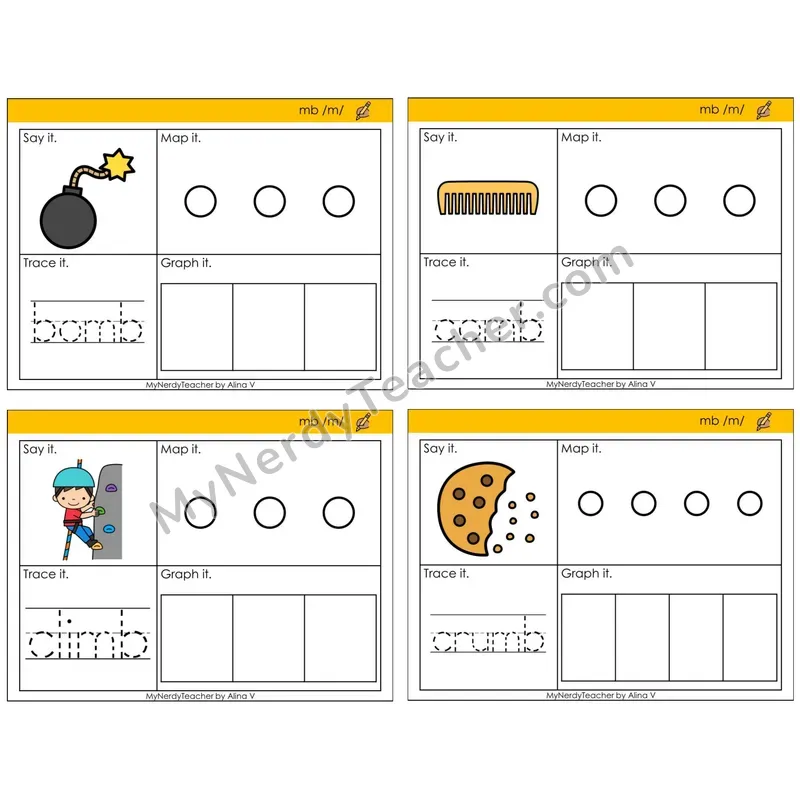 Silent Letter mb /m/ (C3 — Say It, Graph It, Map It, Trace It)