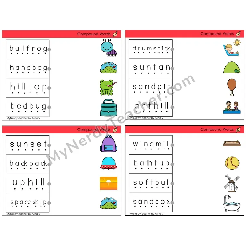 Compound Words (C4 — Blend and Match)