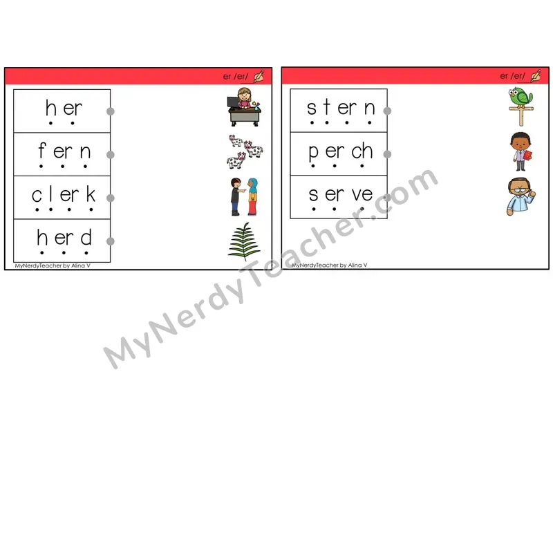 R-Controlled er /er/ (C4 — Blend and Match)
