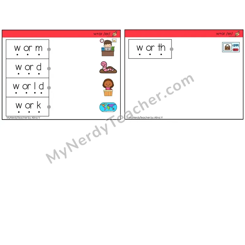 R-Controlled w+or /er/ (C4 — Blend and Match)