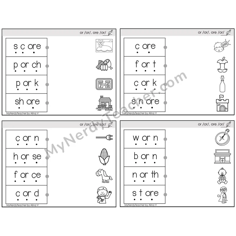 R-Controlled or, ore /or/ — BW (C4 — Blend and Match)