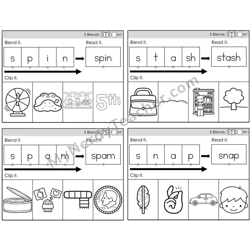S Blends — BW (C5 — Clip It)