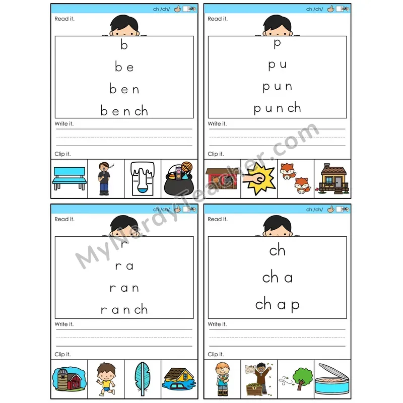 Digraph ch /ch/ (C6 — Word Pyramids)