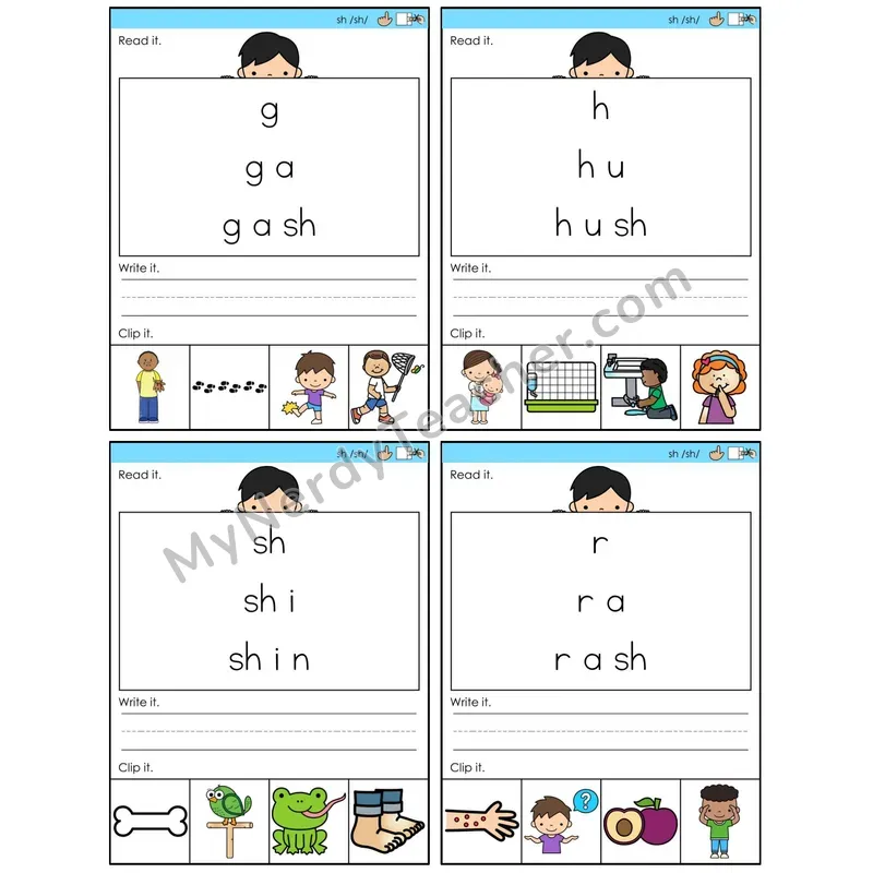Digraph sh /sh/ (C6 — Word Pyramids)