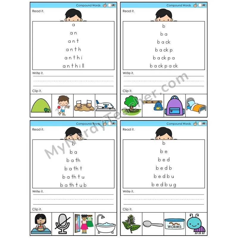 Compound Words (C6 — Word Pyramids)