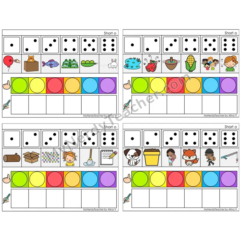 Short O /o/ (C8 — Roll, Map, and Graph)