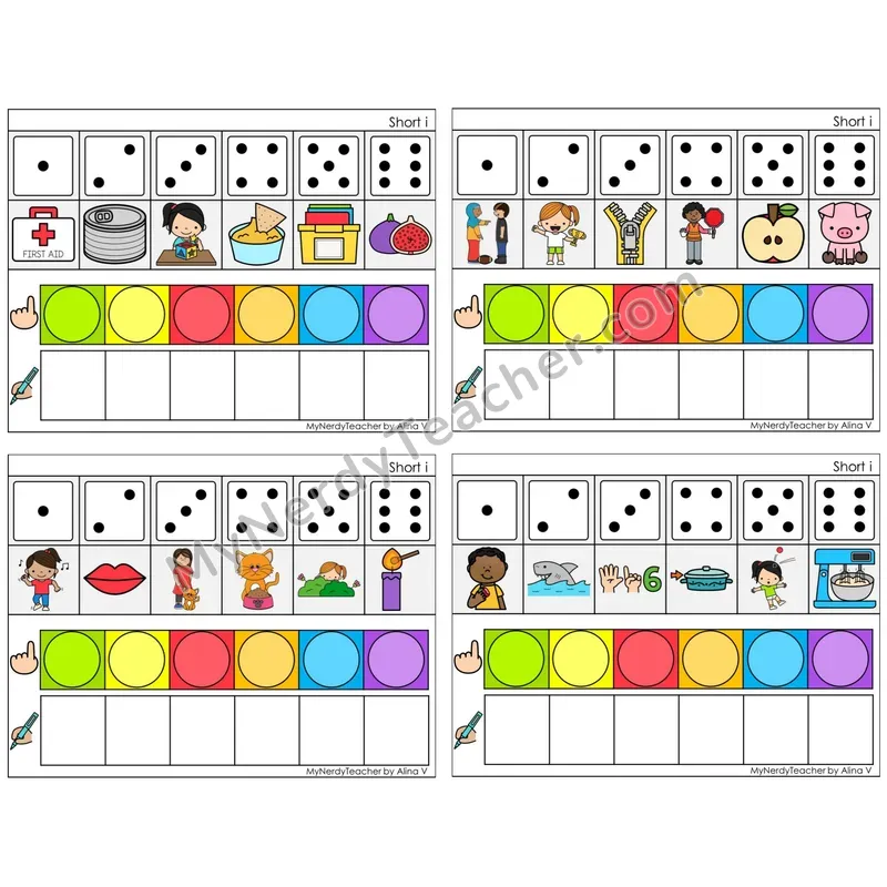 Short I /i/ (C8 — Roll, Map, and Graph)