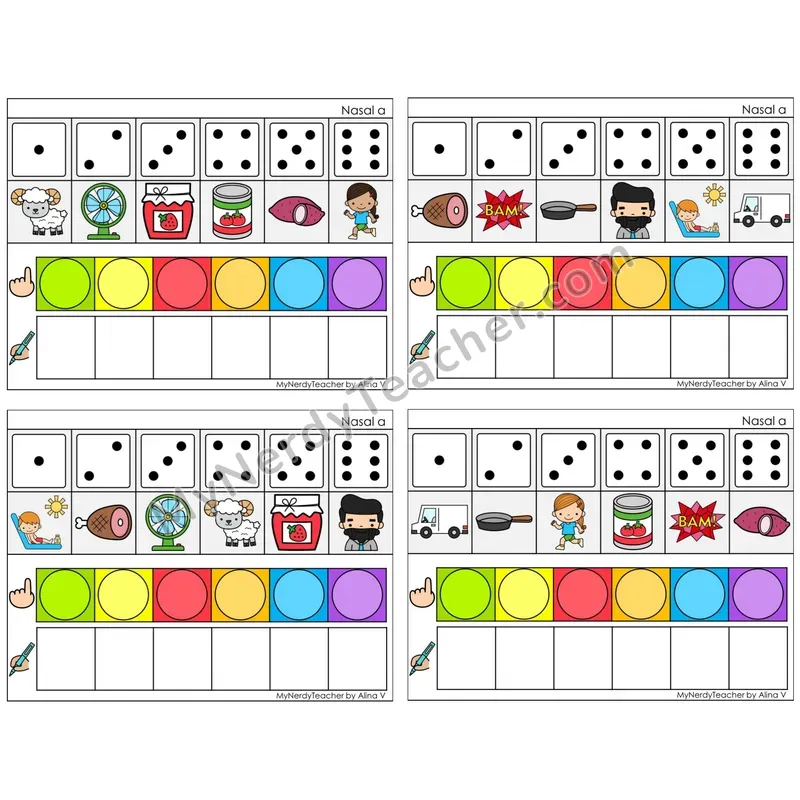 Nasalized A (am, an) (C8 — Roll, Map, and Graph)