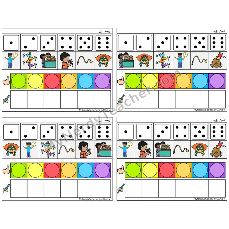 Digraph wh /w/ (C8 — Roll, Map, and Graph)
