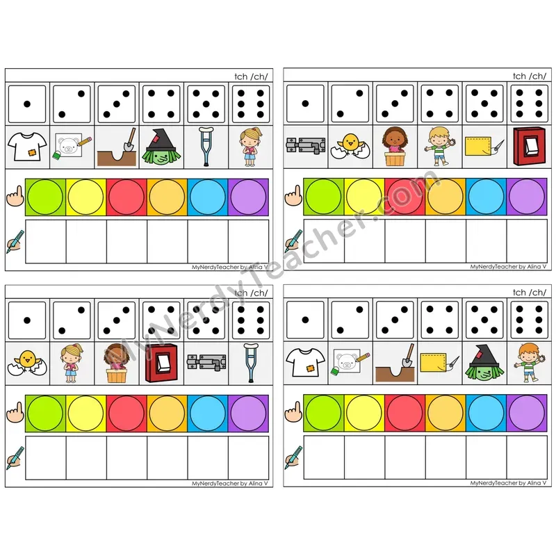 Trigraph tch /ch/ (C8 — Roll, Map, and Graph)