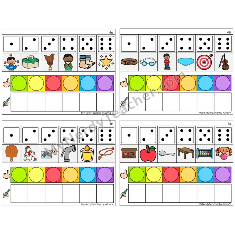Consonant -le Syllable (C8 — Roll, Map, and Graph)