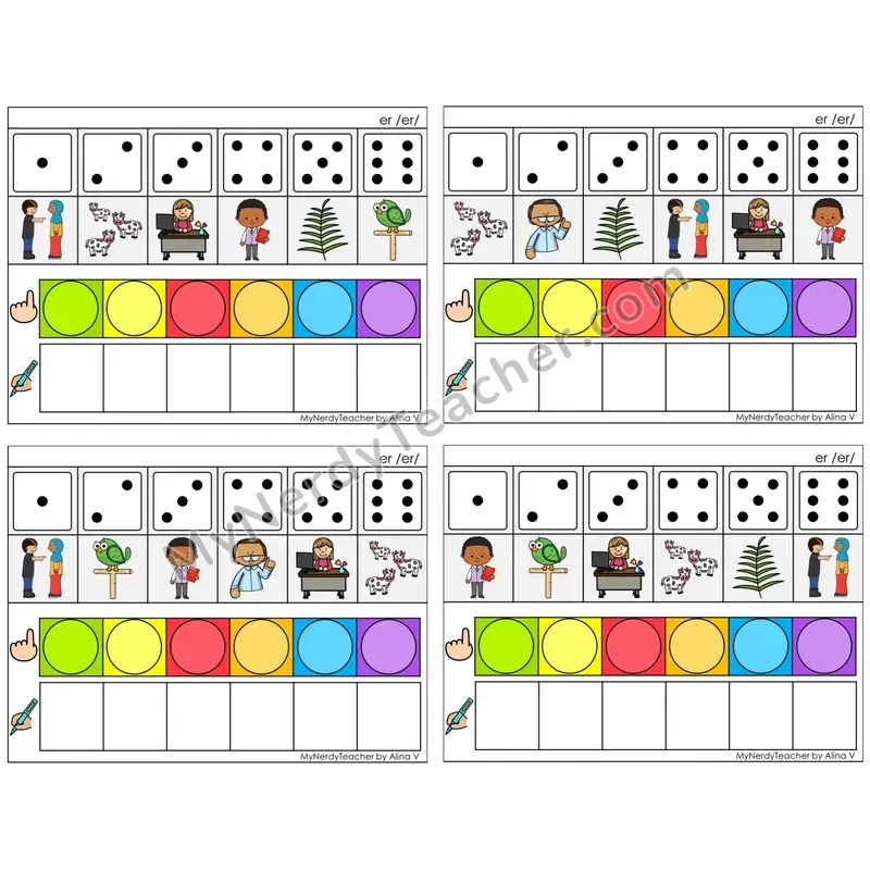R-Controlled er /er/ (C8 — Roll, Map, and Graph)