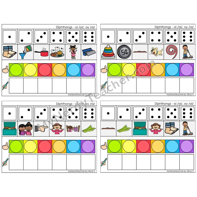 Diphthongs oi, oy /oi/ (C8 — Roll, Map, and Graph)