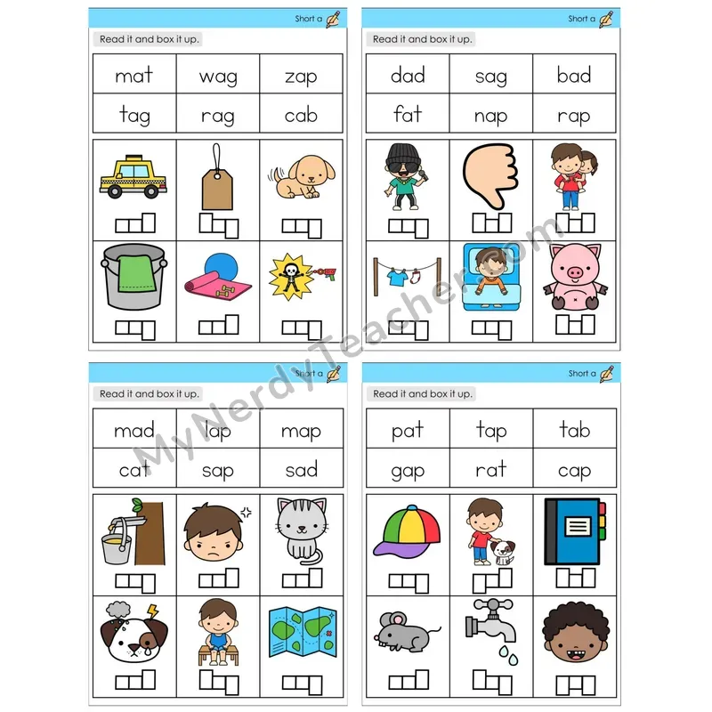 Short A /a/ (C10 — Read and Box It Up)