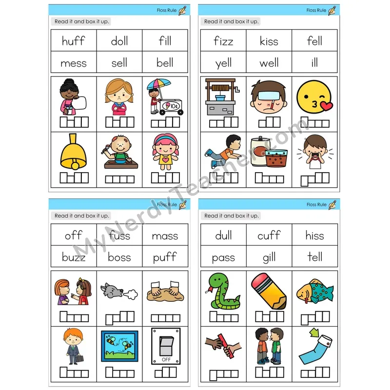 FLOSS Rule (ff, ll, ss, zz) (C10 — Read and Box It Up)