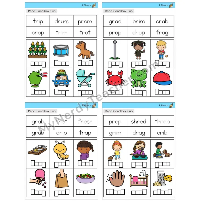 R Blends (C10 — Read and Box It Up)