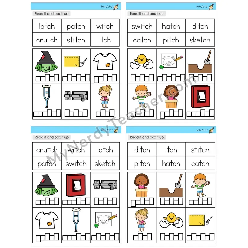 Trigraph tch /ch/ (C10 — Read and Box It Up)