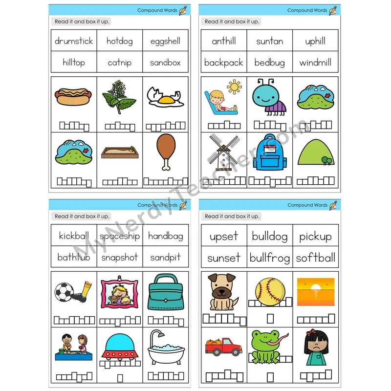 Compound Words (C10 — Read and Box It Up)