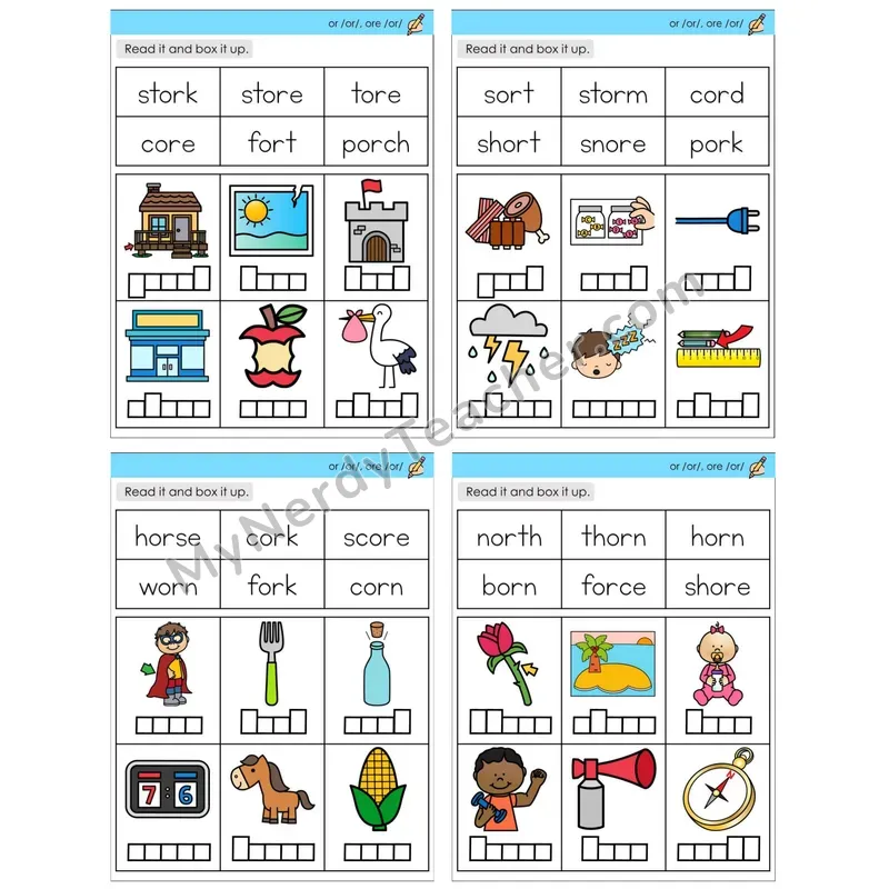 R-Controlled or, ore /or/ (C10 — Read and Box It Up)