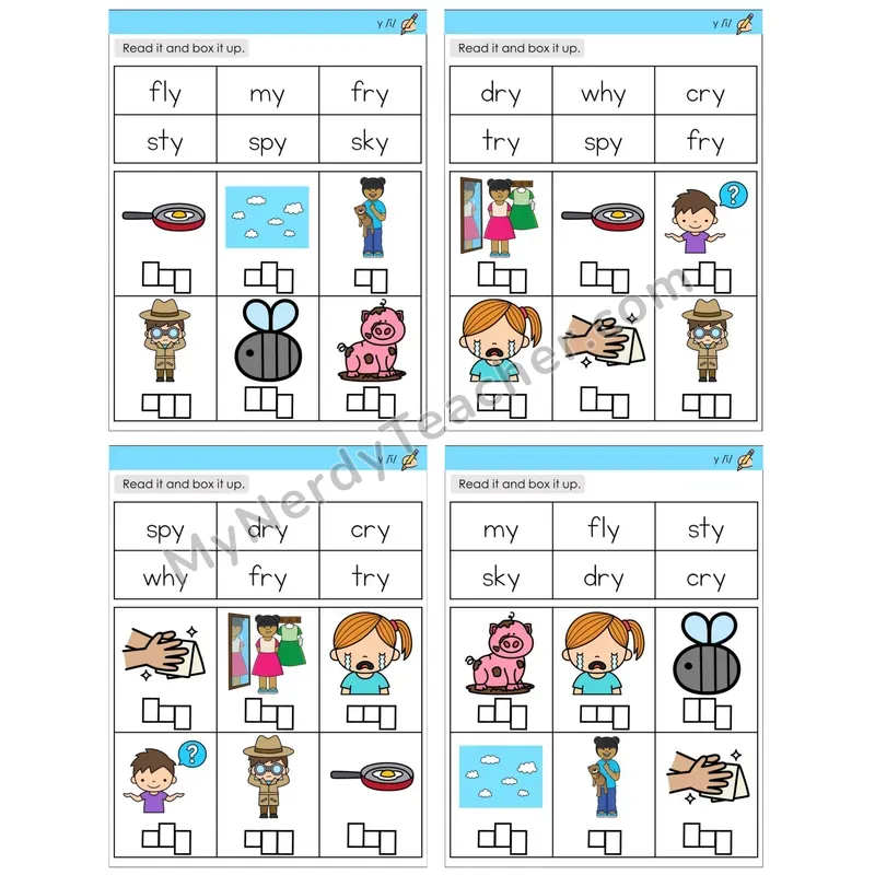 Y as Long I (/i/) (C10 — Read and Box It Up)