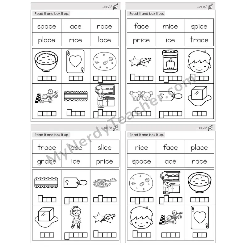 Soft C (_ce /s/) — BW (C10 — Read and Box It Up)
