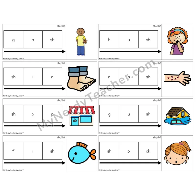 Digraph sh /sh/ (C11 — Graph It Puzzles)
