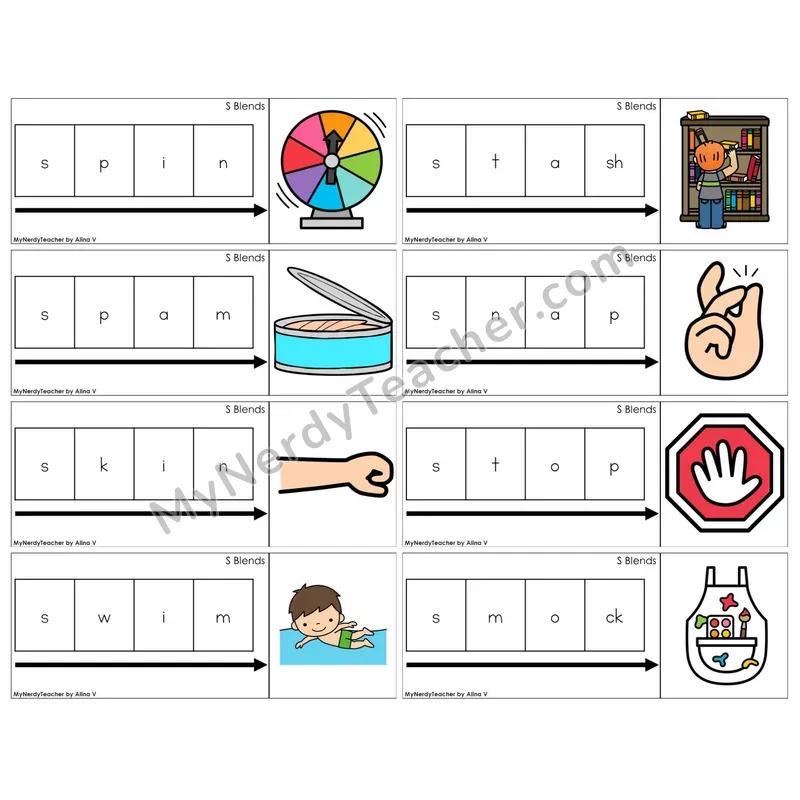 S Blends (C11 — Graph It Puzzles)