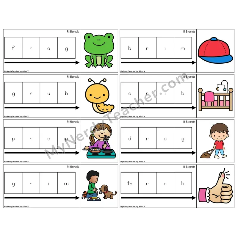 R Blends (C11 — Graph It Puzzles)