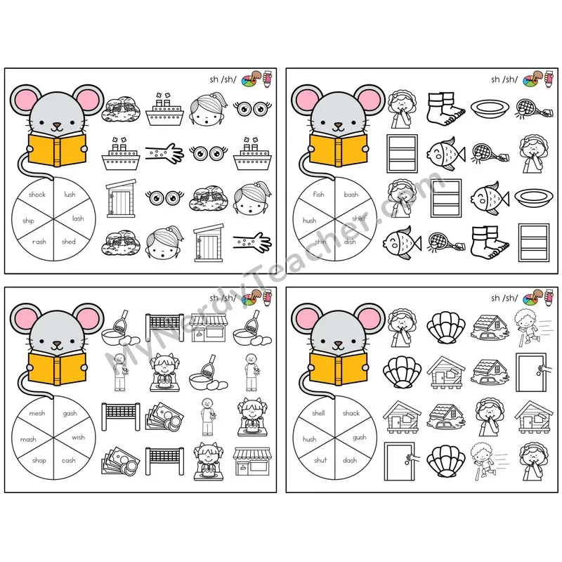 Digraph sh /sh/ (C12 — Spin and Dab)