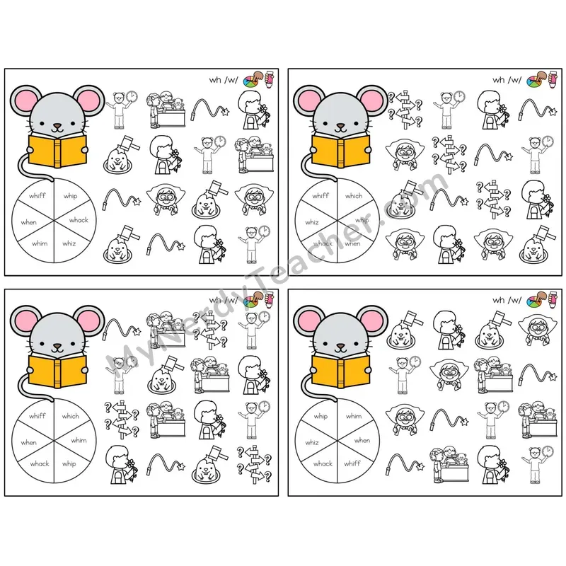 Digraph wh /w/ (C12 — Spin and Dab)