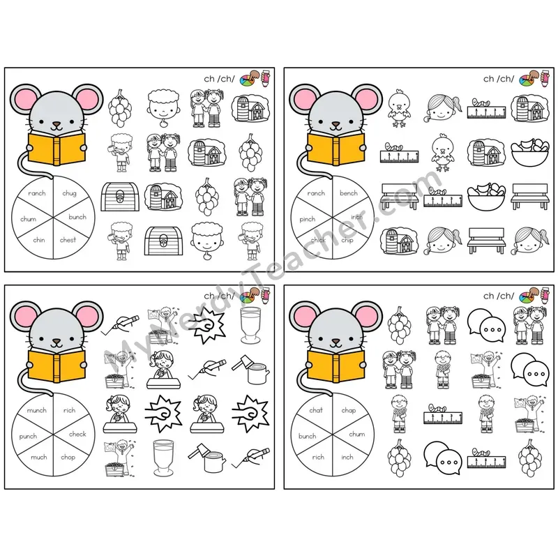 Digraph ch /ch/ (C12 — Spin and Dab)