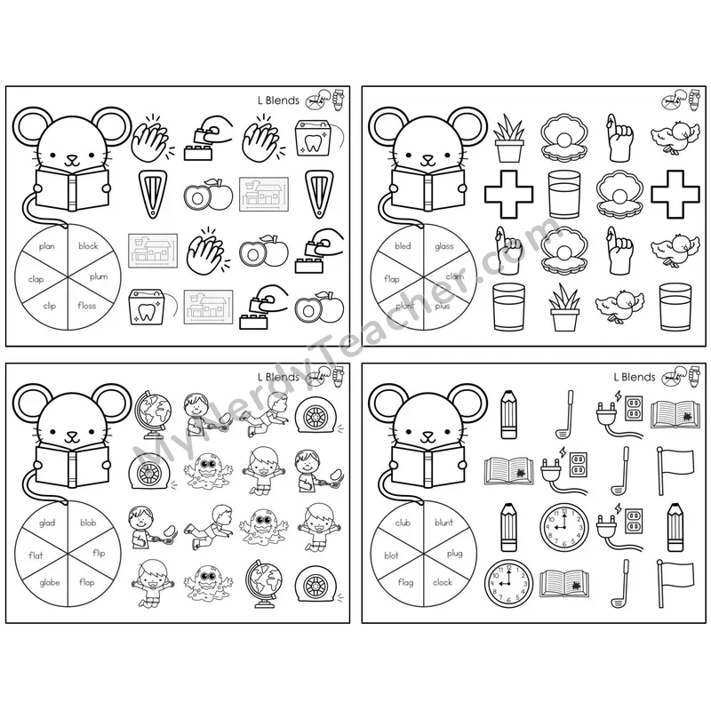 L Blends — BW (C12 — Spin and Dab)
